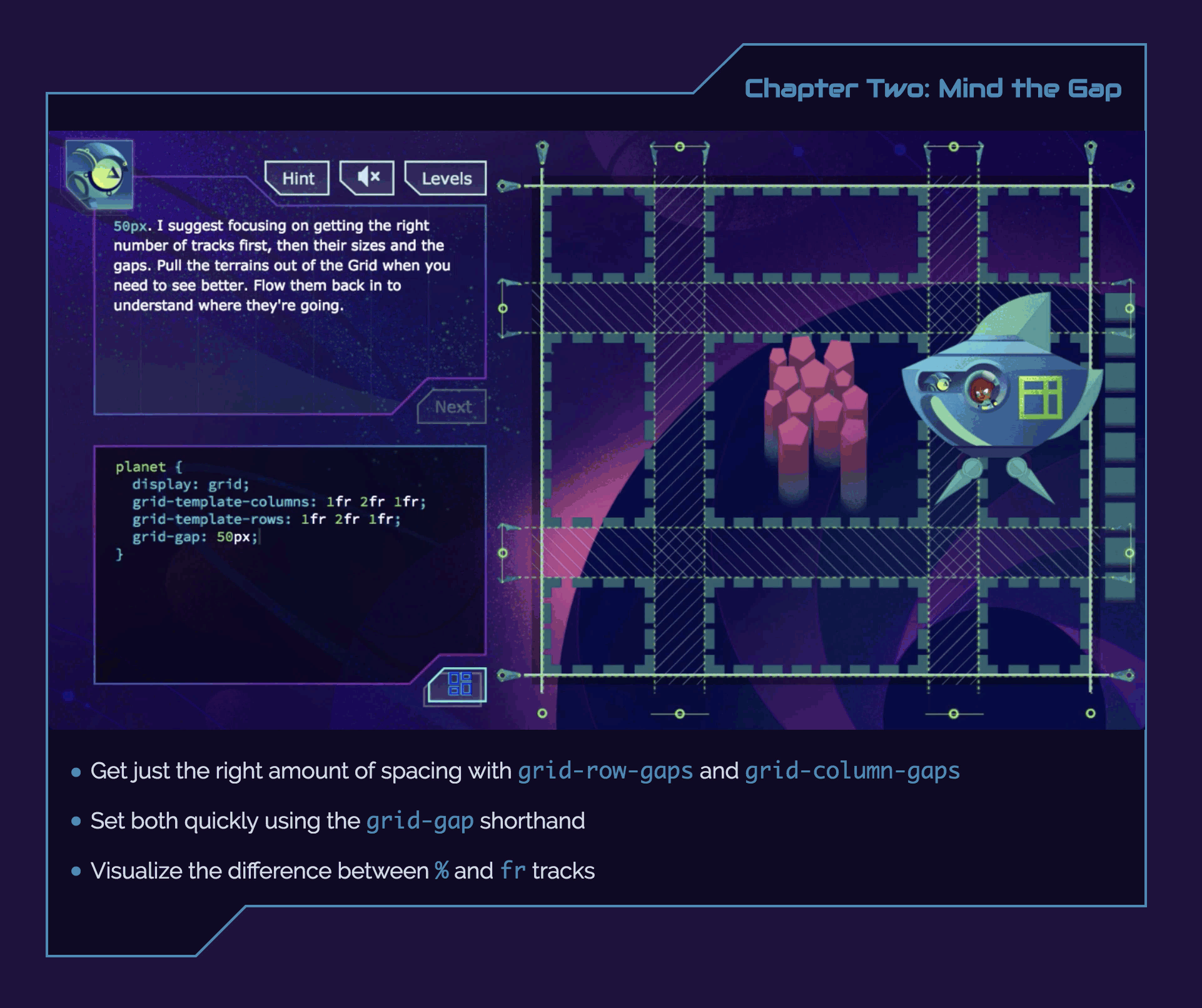 chapter preview grid