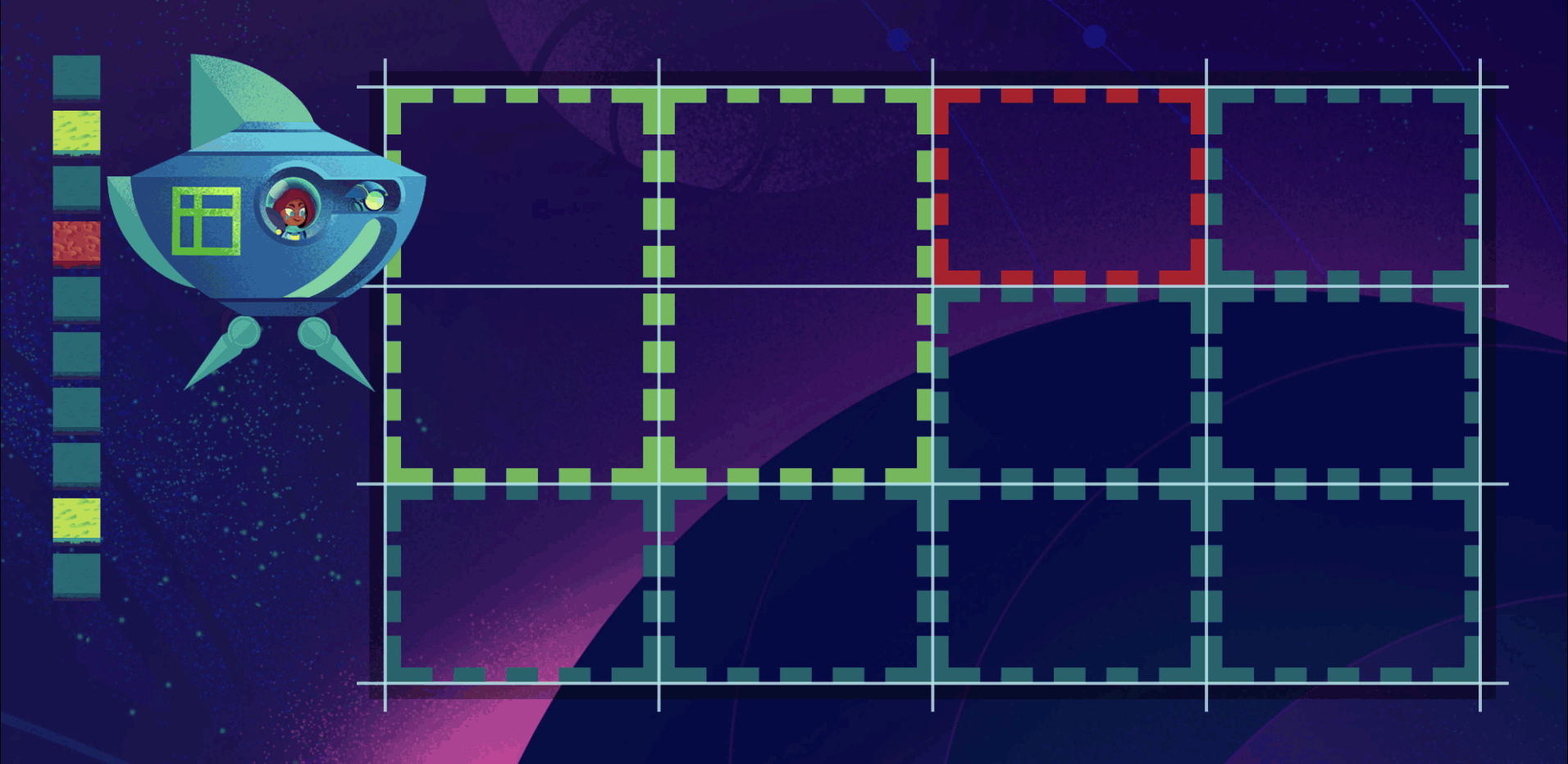 grid items with an order