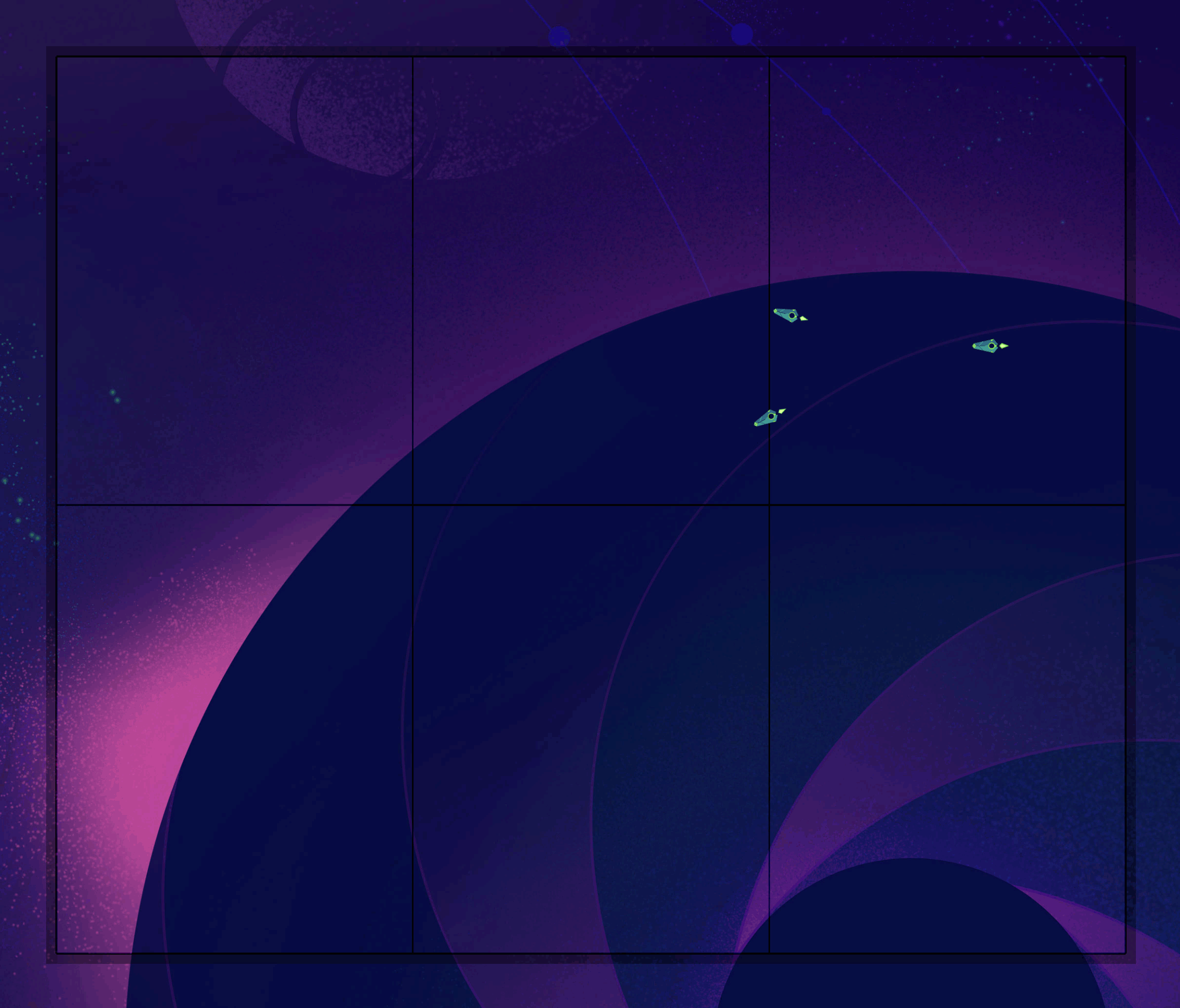 Space ship grid inspector